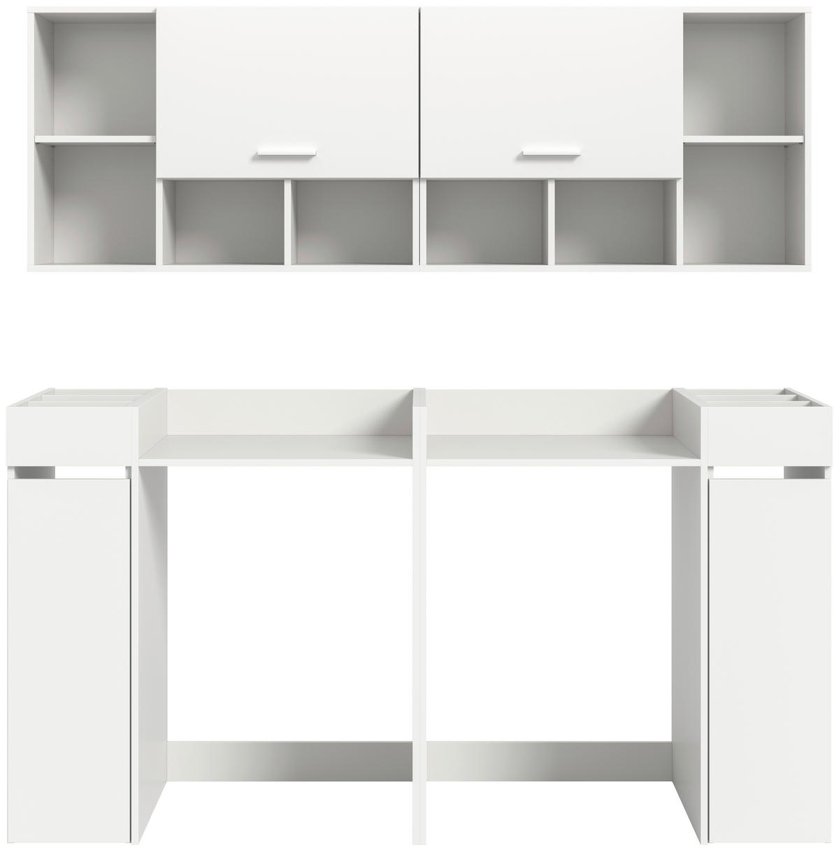 HAUSWIRTSCHAFTSRAUM 190/195/60 cm  in Weiß  - Weiß, Basics, Holzwerkstoff (190/195/60cm) - MID.YOU