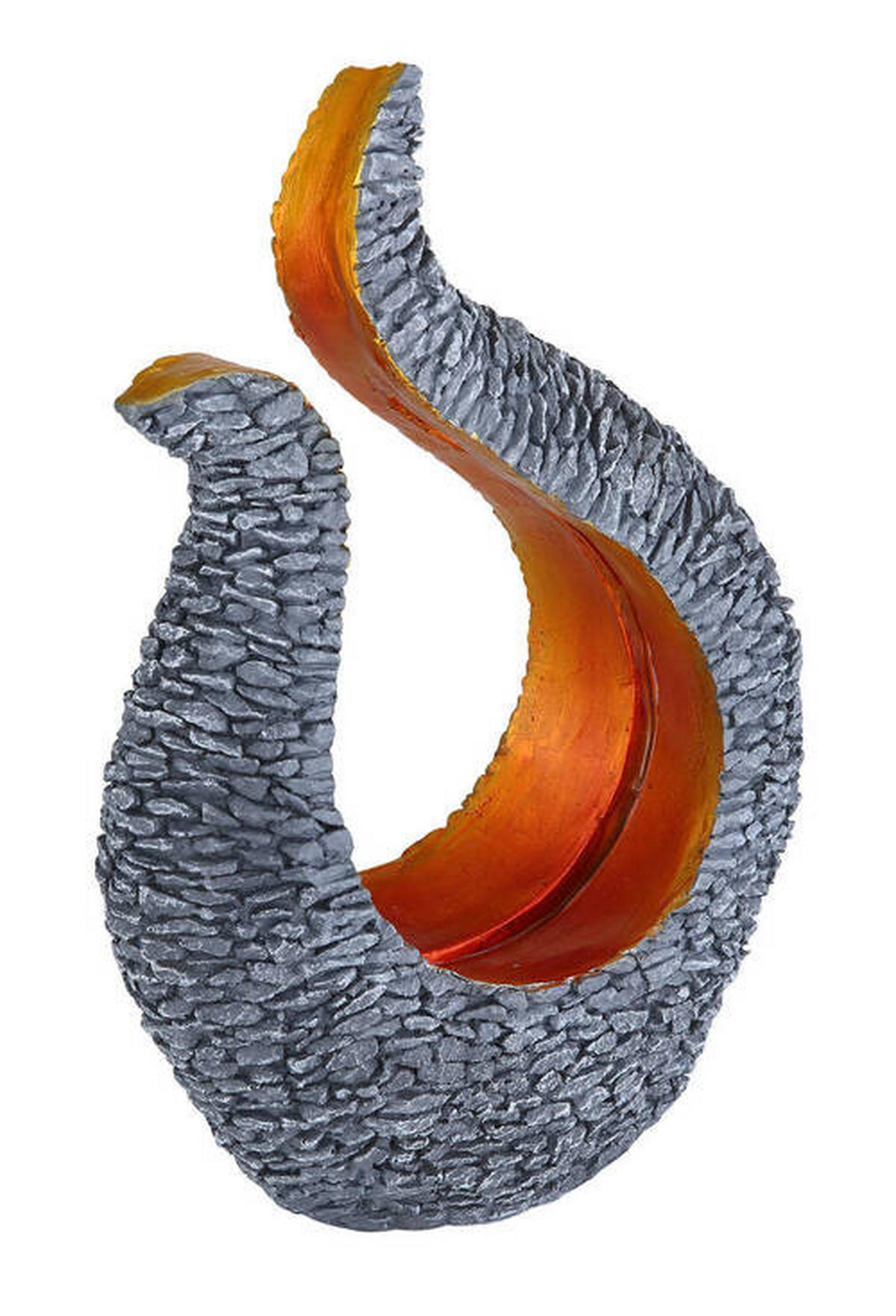SVJETILJKA SOLARNA  - siva/zlatne boje, Design, plastika (23,5/11/34,5cm) - Globo