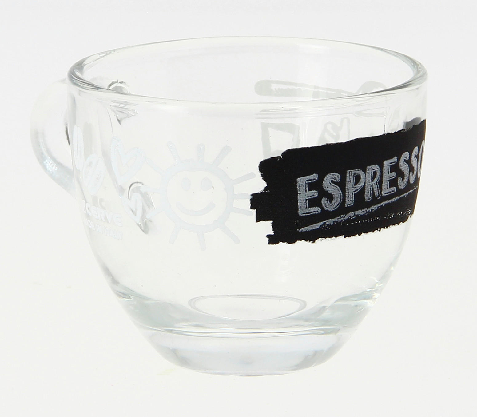 CSÉSZEKÉSZLET     - fekete/áttetsző, Basics, Üveg (1,194kg)