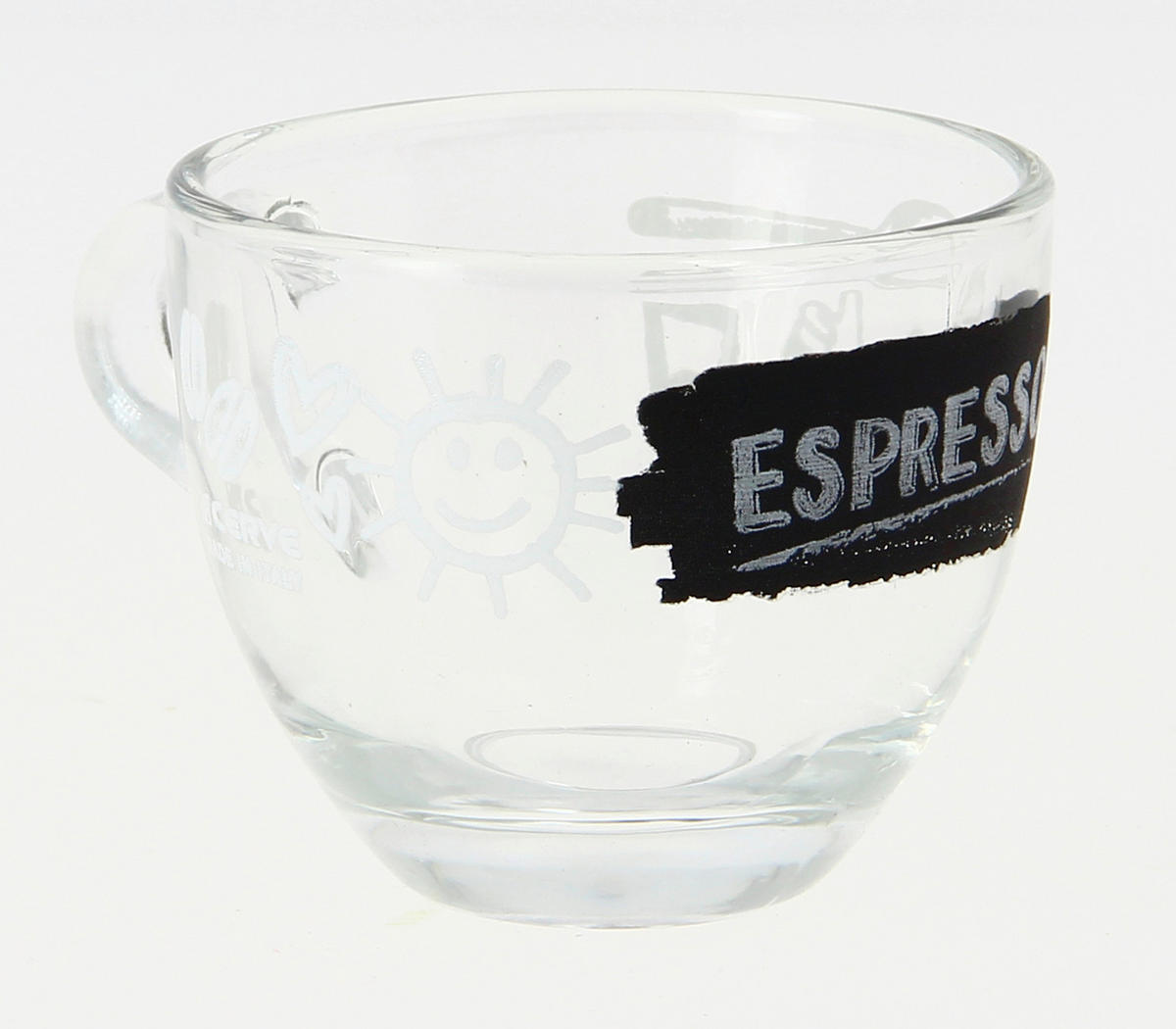 CSÉSZEKÉSZLET     - fekete/áttetsző, Basics, Üveg (1,194kg)