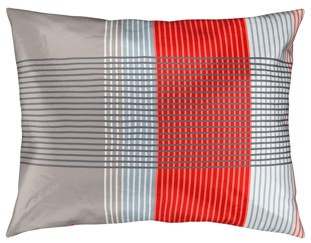 POSTELJINA CHECKERS 140/200 cm saten crvena  - crvena, Konvencionalno, tekstil (140/200cm) - Boxxx