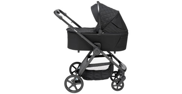 KINDERWAGENSET  - Schwarz, Basics, Textil/Metall - My Baby Lou