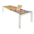 ESSTISCH Eiche furniert rechteckig Weiß, Eichefarben - Eichefarben/Weiß, Design, Holz (200/100/75cm) - Now by Hülsta ESSTISCH Eiche furniert rechteckig Weiß, Eichefarben - Eichefarben/Weiß, Design, Holz (200/100/75cm) - Now by Hülsta