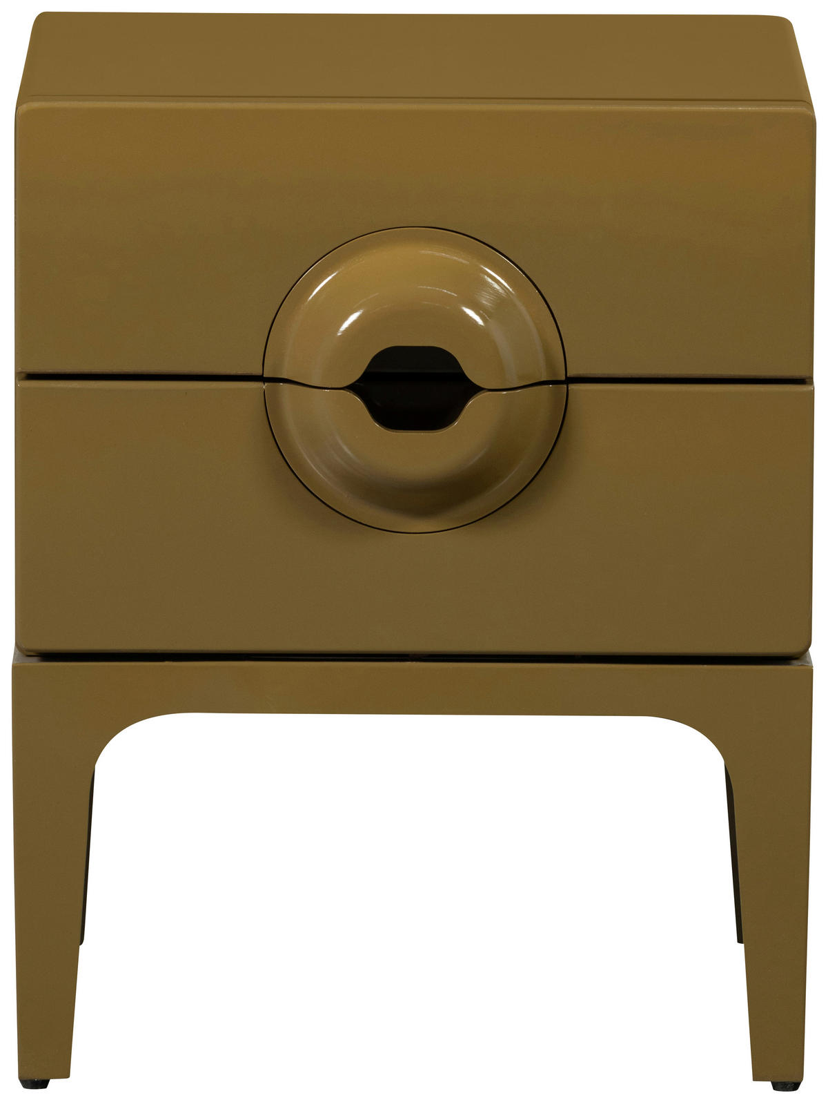 KOMMODE Merge, 44/57/45 cm, 2 Schublade(n)  - Honig, Design, Holz/Metall (44/57/45cm) - Livetastic