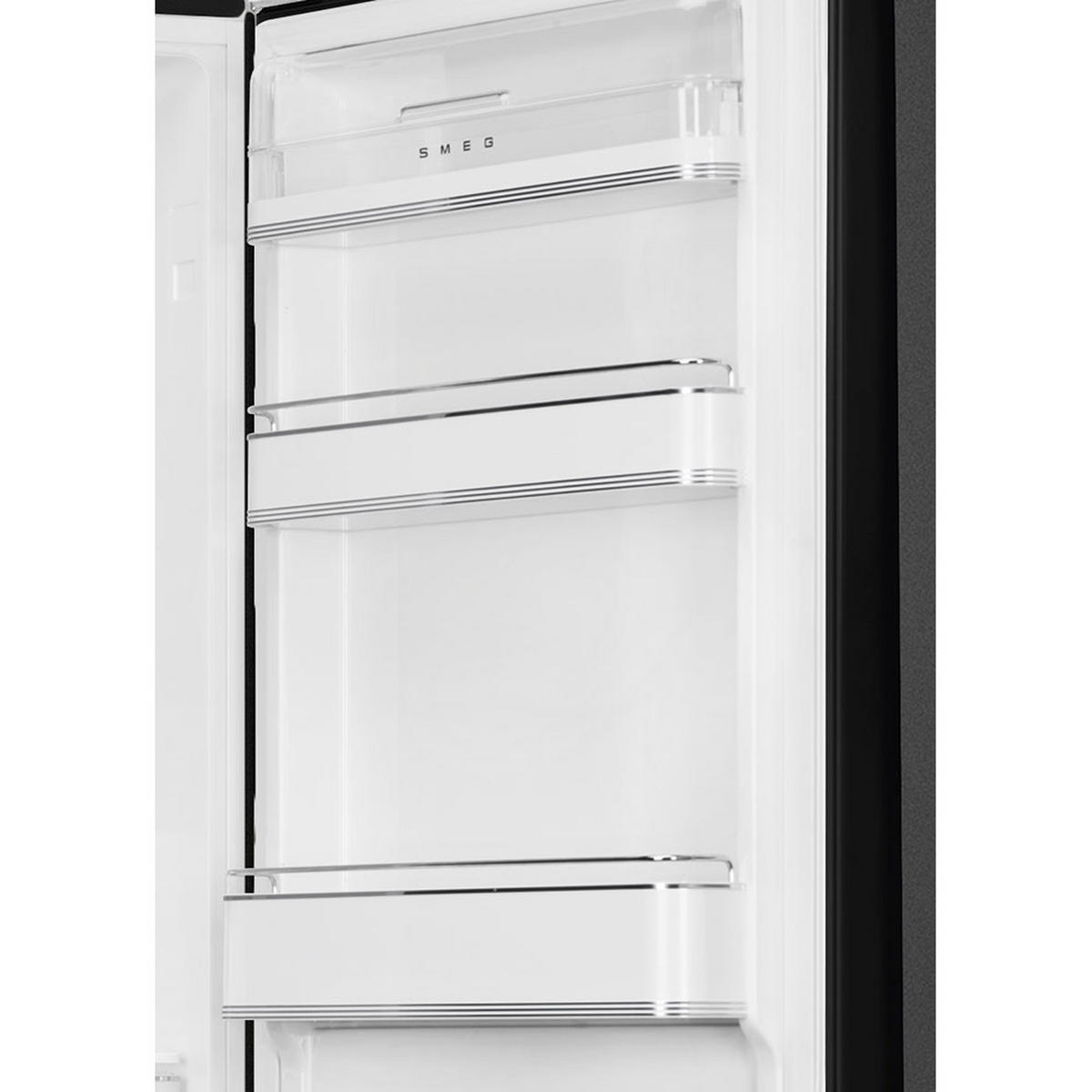 KÜHL-GEFRIER-KOMBINATION 60/196,8/72,8 cm FAB32RBL6  - Schwarz, Basics, Metall (60/196,8/72,8cm) - SMEG