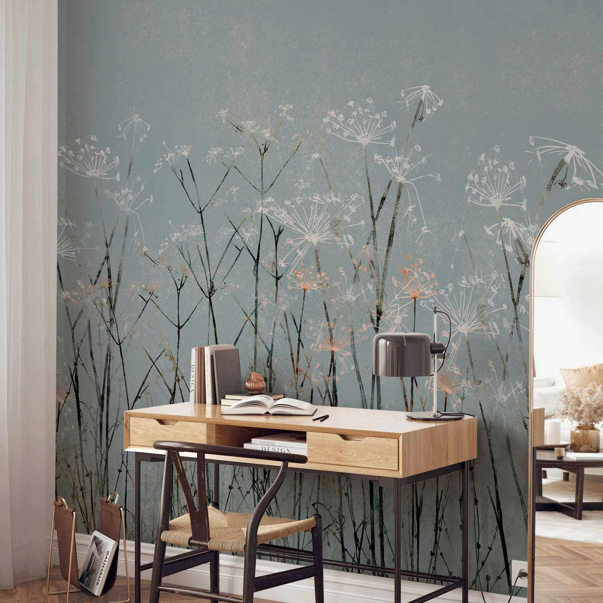 FOTOTAPETE  - Beige/Grün, LIFESTYLE, Textil (400/280cm) - artgeist