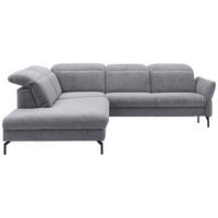 SAROKKANAPÉ textil szürke  - fekete/szürke, Design, textil/fém (233/299cm) - Dieter Knoll