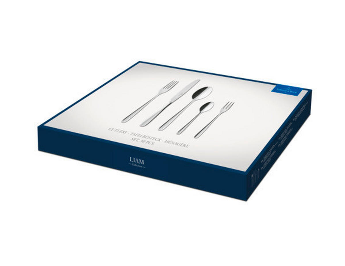 EVŐESZKÖZKÉSZLET 30 részes  Liam  - Konventionell, fém (44/28/5cm) - Villeroy & Boch