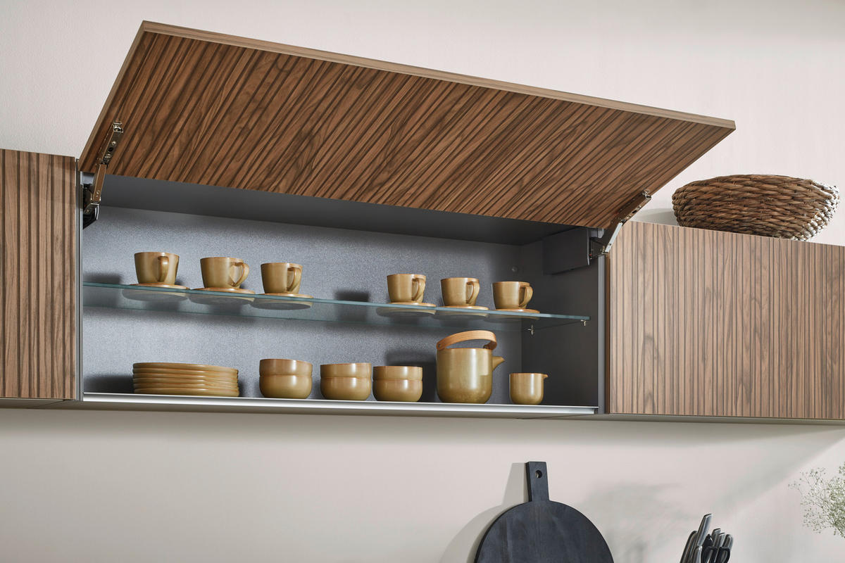 EINBAUKÜCHE   - Braun, Design, Holzwerkstoff - Dieter Knoll