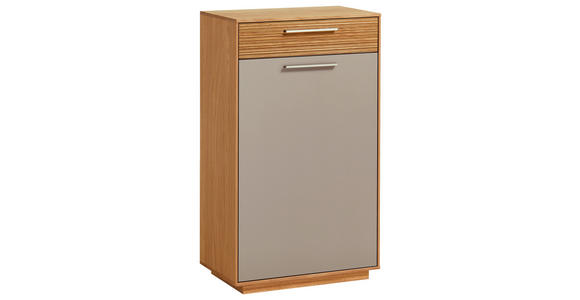 KOMMODE 60/103/37 cm - Taupe/Eichefarben, Design, Holz/Holzwerkstoff (60/103/37cm) - Novel