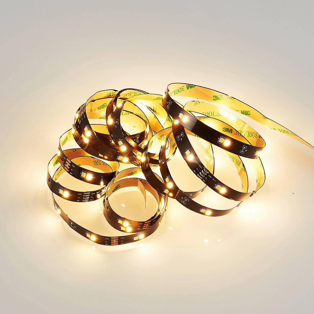 LED PÁSIK, 300 cm - čierna, Basics, plast (300cm)