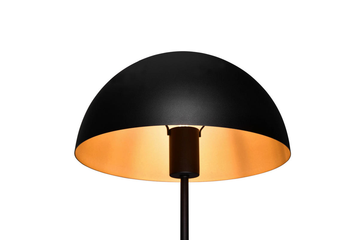 Tischleuchte Nola - Schwarz, Konventionell, Metall (30/45cm) - Trio Leuchten
