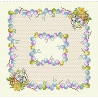 ASZTALTERÍTŐ   - bézs, Basics, textil (90/90cm)