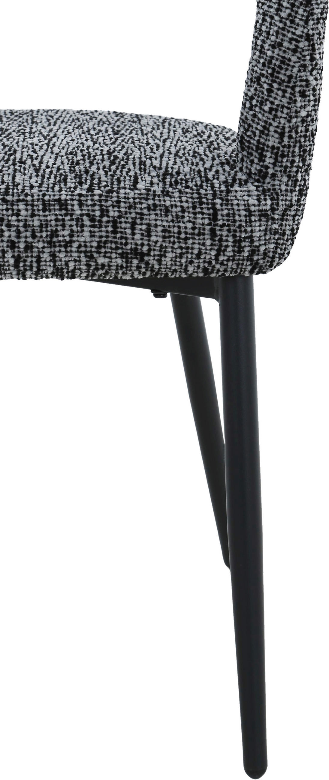 ARMLEHNSTUHL   - Schwarz, MODERN, Textil/Metall (59/79,5/60cm) - MID.YOU