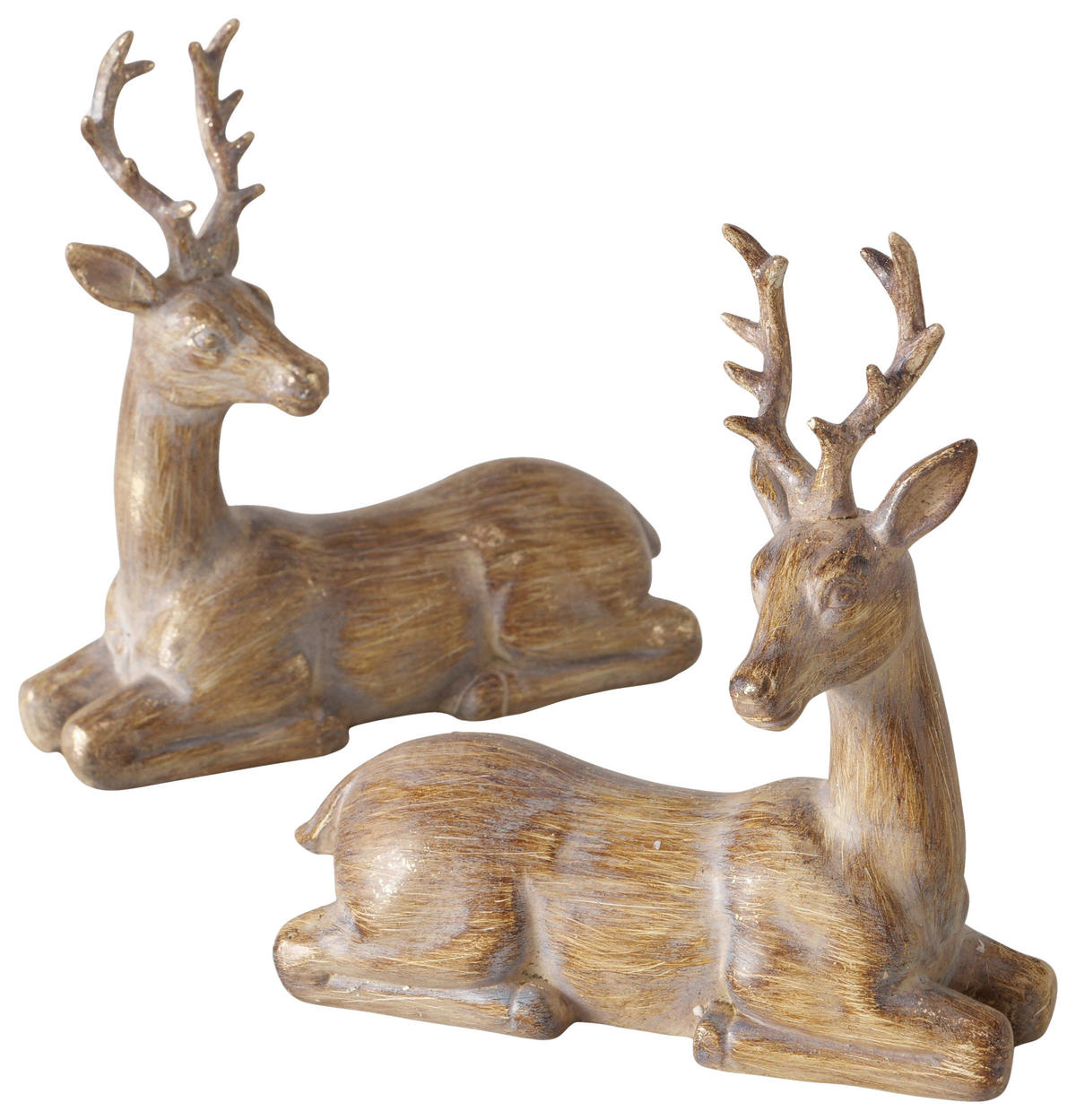 DEKOHIRSCH - Braun, LIFESTYLE, Kunststoff (14/5,5/15cm)