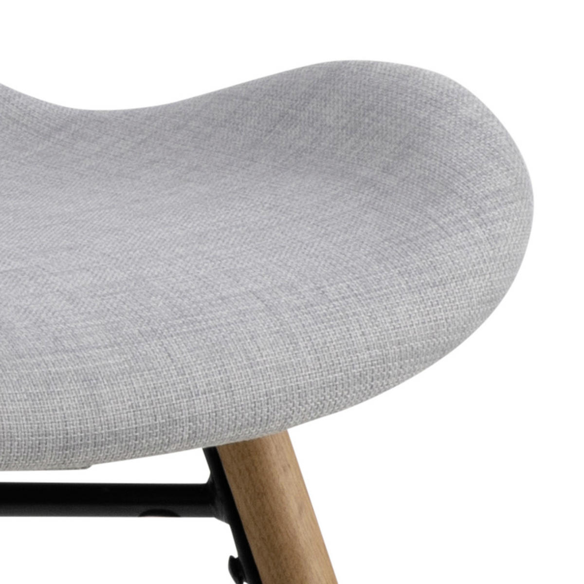 ŽIDLE, světle šedá - barvy dubu/světle šedá, Trend, kov/dřevo (47/82,5/56cm)
