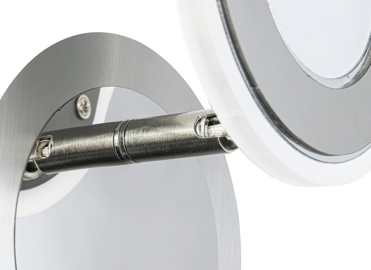 LED-SPOTLIGHT 12/9,5/19,4 cm   - kromfärg/nickelfärgad, Design, metall/plast (12/9,5/19,4cm) - Novel