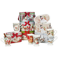 KAFFEEBECHER 320 ml  - Multicolor, Lifestyle, Karton/Keramik (320ml) - X-Mas