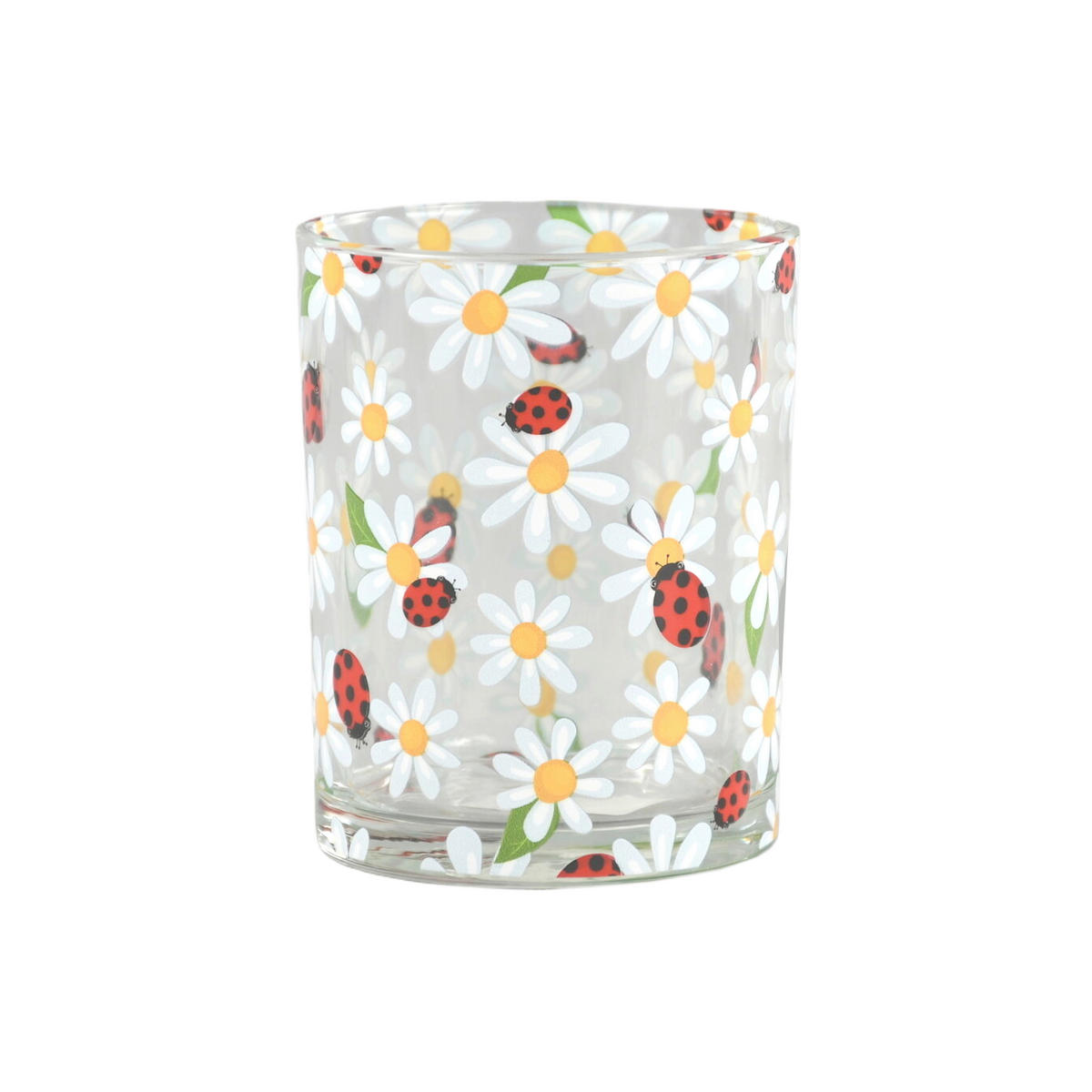 TEELICHTGLAS - Gelb/Rot, LIFESTYLE, Glas (10/12,5cm)