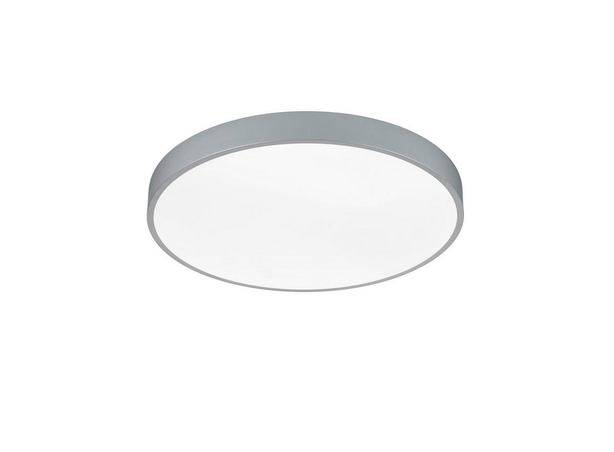 LED-DECKENLEUCHTE  49,5/6,5 cm    - Titanfarben, Basics (49,5/6,5cm) - Trio Leuchten