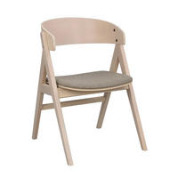 STOL MED ARMSTÖD     - ek Bianco/brun, Klassisk, trä/textil (55/80/61cm) - Rowico