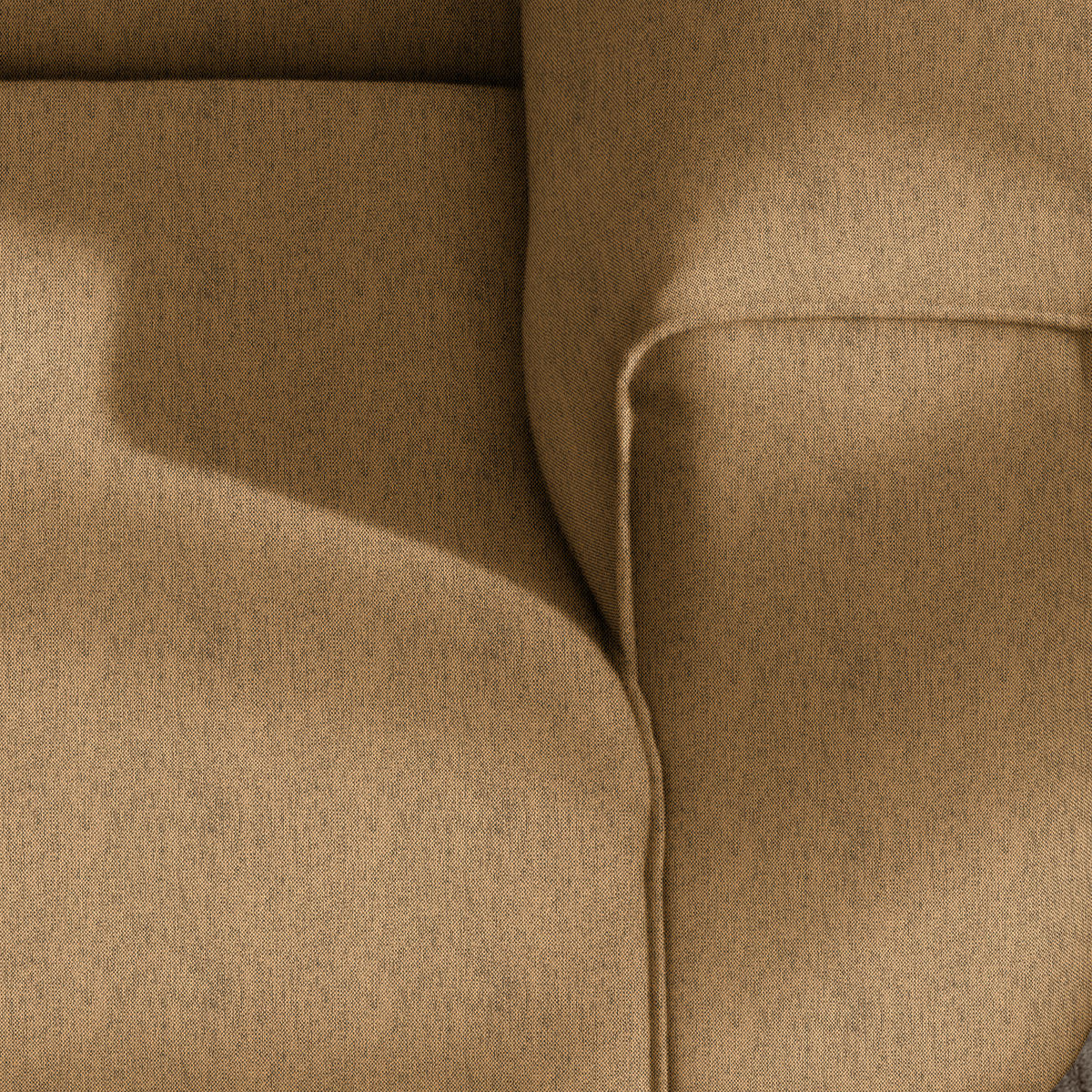 ECKSOFA in Webstoff Senfgelb  171/265 cm  - Senfgelb/Schwarz, Design, Kunststoff/Textil (171/265cm) - home24