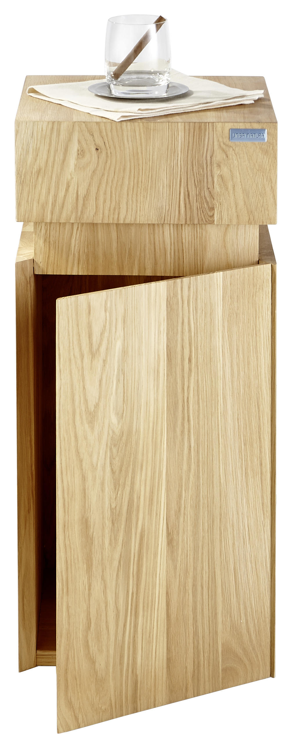 BEISTELLTISCH in Holz 30/30/65,5 cm  - Eichefarben, Modern, Holz (30/30/65,5cm) - Linea Natura