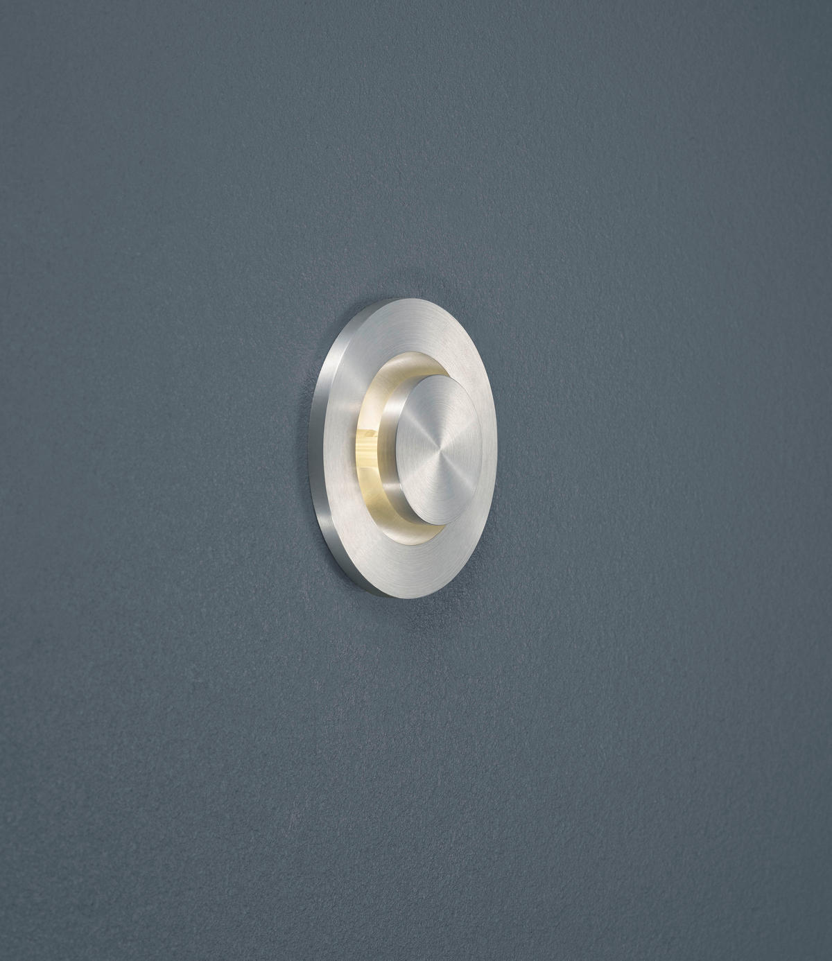 LED-WANDLEUCHTE Onto 7,7/8 cm   - Alufarben, Design, Metall (7,7/8cm) - Helestra