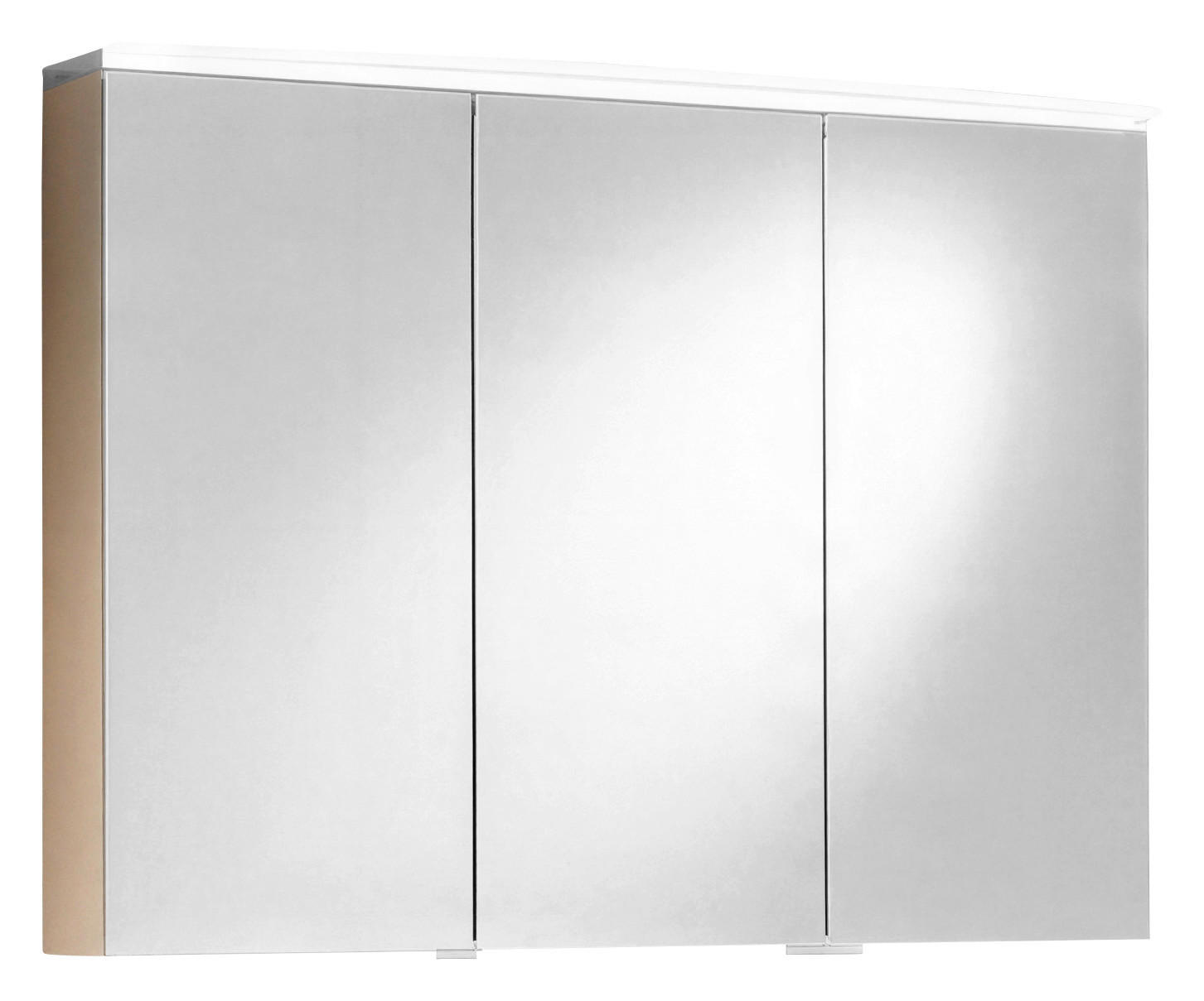 SPIEGELSCHRANK 120/80/15 cm  - Chromfarben/Kaschmir, Design, Glas/Holzwerkstoff (120/80/15cm) - Dieter Knoll