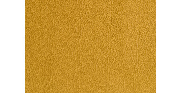 RELAXSESSEL in Leder Currygelb  - Chromfarben/Currygelb, Design, Leder/Metall (64/112/80cm) - Cantus