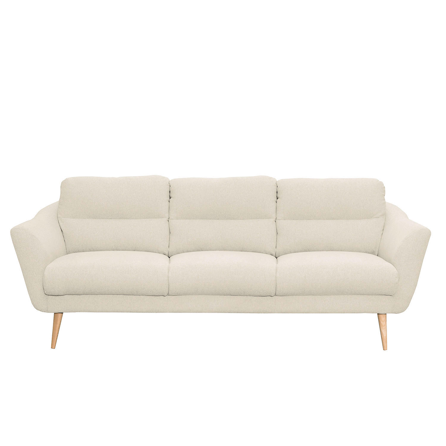 Livetastic 3-Sitzer-Sofa Tromso Creme 209x87x88 cm