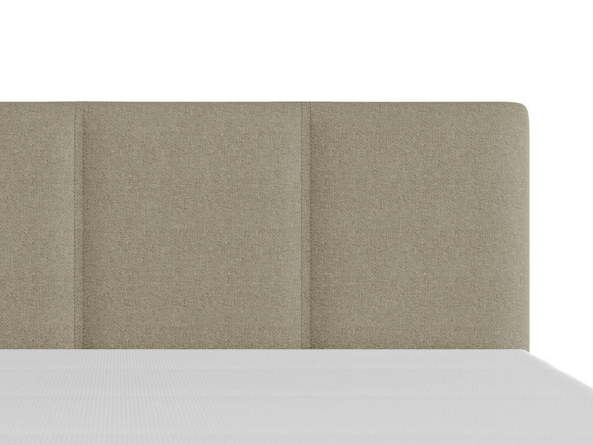 BOXSPRINGBETT 160/200 cm  in Beige  - Beige/Schwarz, MODERN, Karton/Holz (160/200cm) - MID.YOU