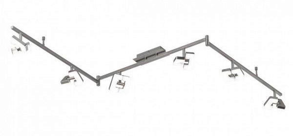 LED-STRAHLER 180/8/11 cm   - Weiß/Nickelfarben, Basics, Kunststoff/Metall (180/8/11cm)