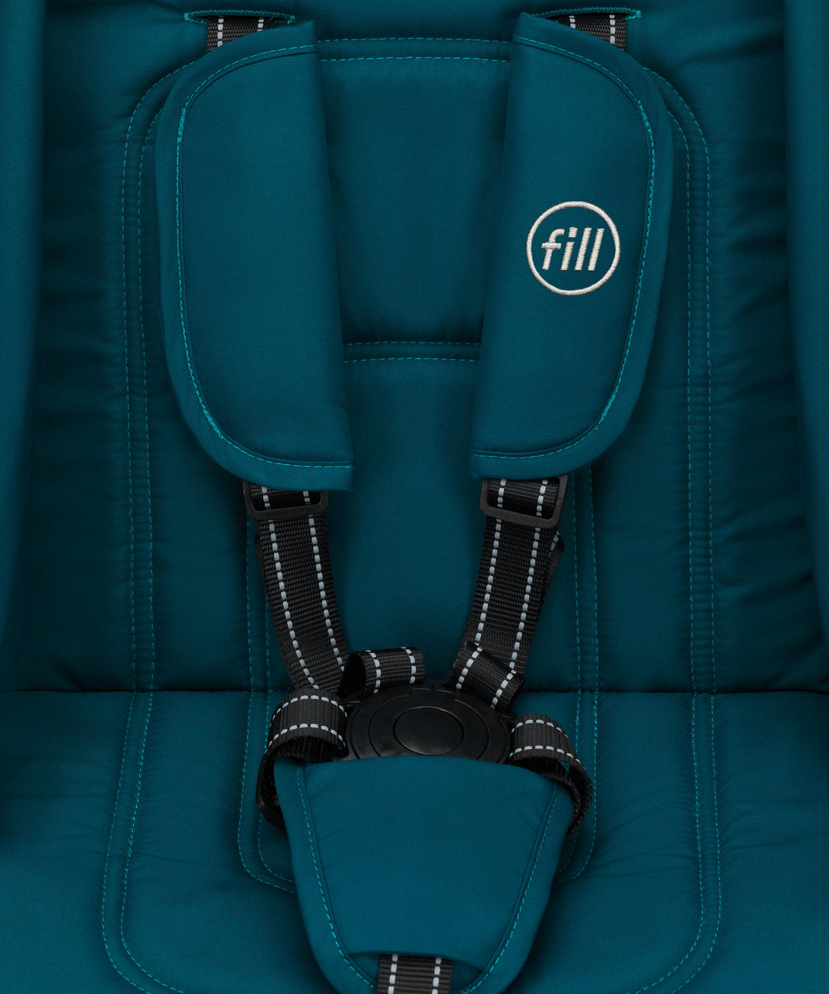 BUGGY Cooper  - Türkis/Schwarz, Basics, Textil (50/107/69cm) - Fillikid