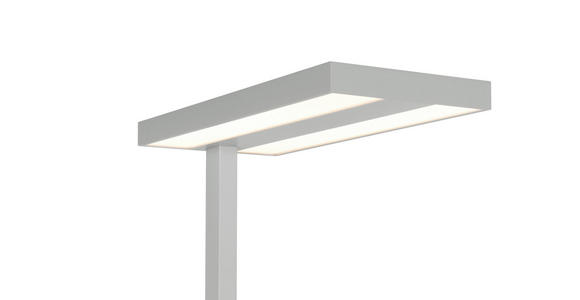 LED-STEHLEUCHTE 61/28/195 cm - Klar/Chromfarben, KONVENTIONELL, Kunststoff/Metall (61/28/195cm) - Novel