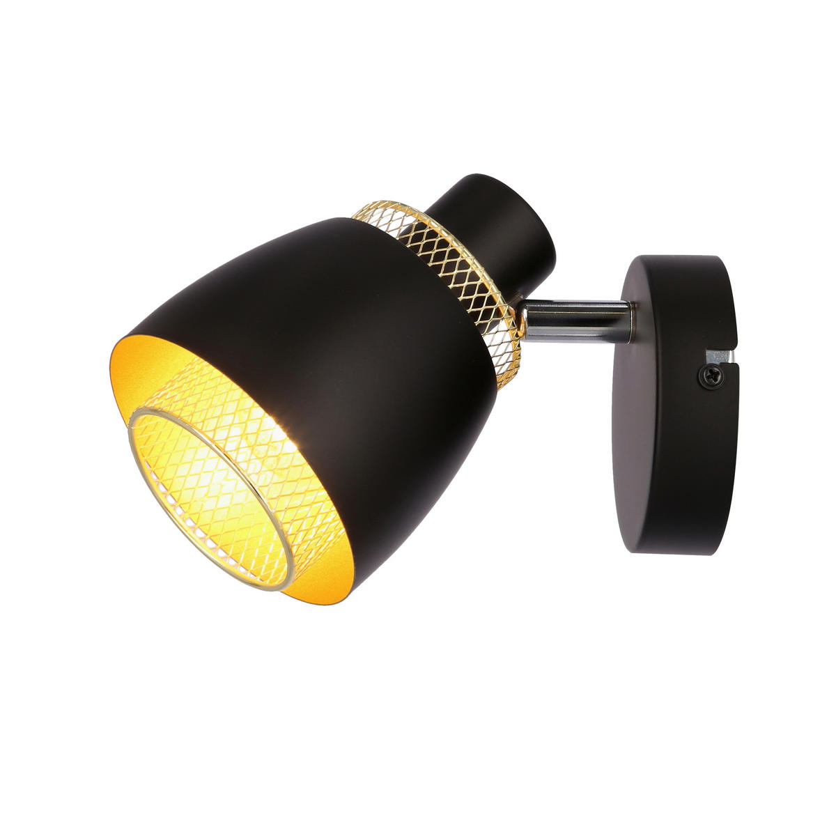 SPOTLIGHT Aleksandria 16.5/10/12 cm   - svart/guldfärgad, Design, metall (16.5/10/12cm)