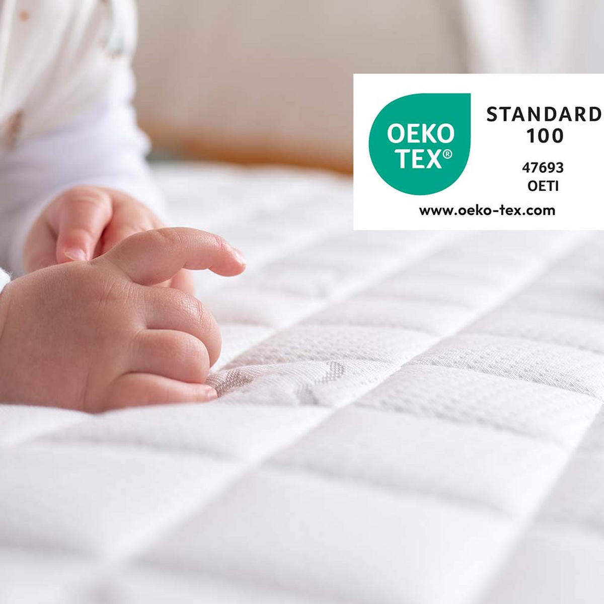 KINDERMATRATZE Brise 70/140 cm Höhe ca. 11 cm  - Weiß, Basics, Textil (70/140cm) - Träumeland