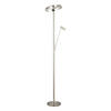LED-DECKENFLUTER 28/180 cm    - Silberfarben/Weiß, Design, Kunststoff/Metall (28/180cm) - Novel