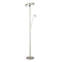 LED-DECKENFLUTER 28/180 cm    - Silberfarben/Weiß, Design, Kunststoff/Metall (28/180cm) - Novel