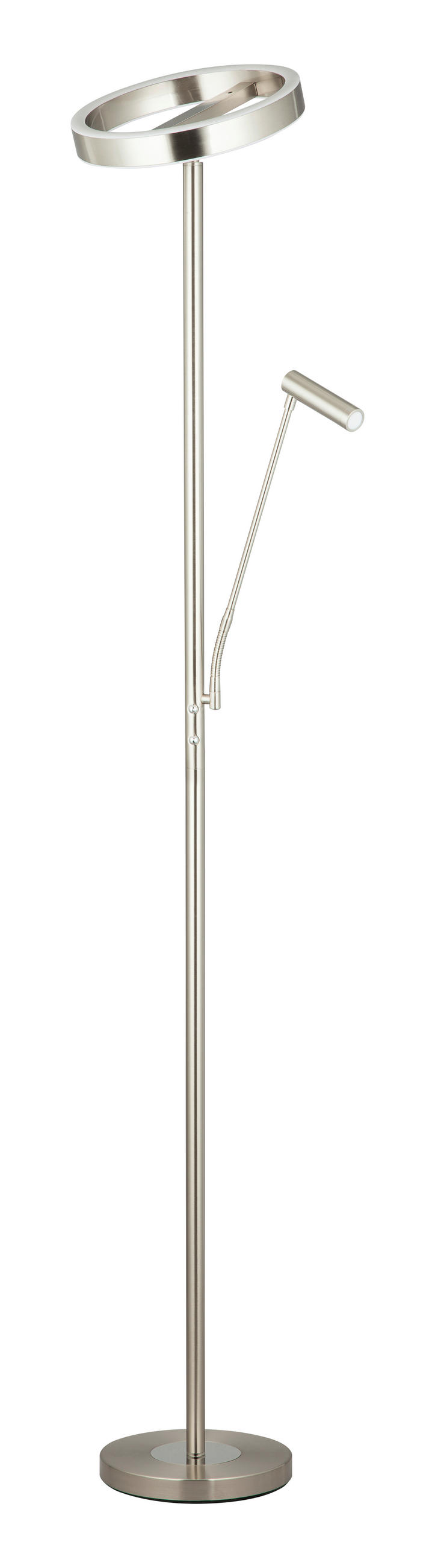 LED-DECKENFLUTER 28/180 cm    - Silberfarben/Weiß, Design, Kunststoff/Metall (28/180cm) - Novel