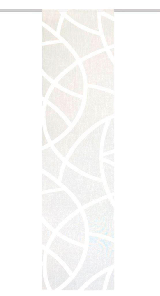 FLÄCHENVORHANG   transparent   60/245 cm  - Ecru, KONVENTIONELL, Textil (60/245cm)