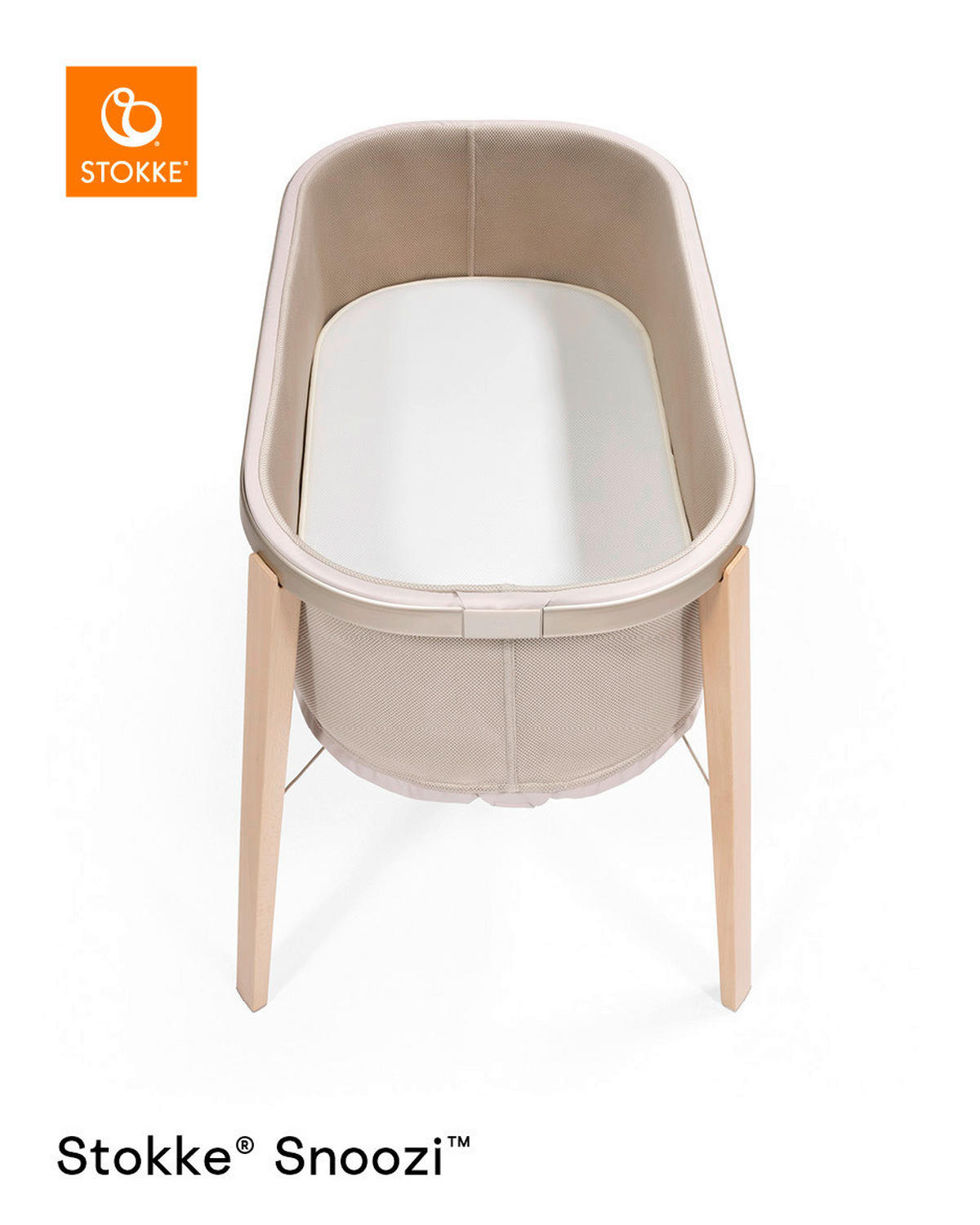 PREVLEKA ZA VZMETNICO - bela, Basics, tekstil (45/81/0,5cm) - Stokke