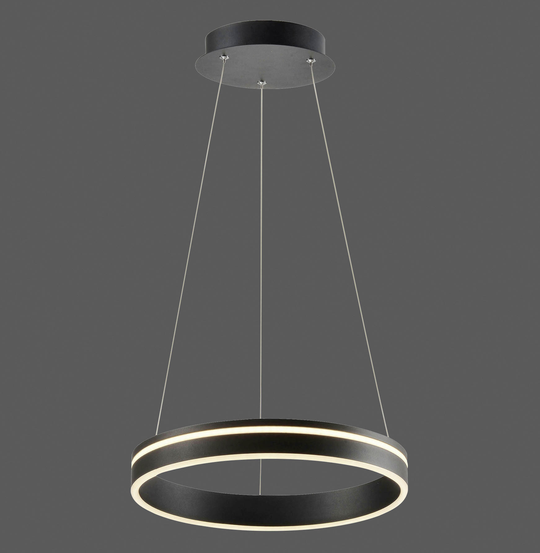 LED-HÄNGELEUCHTE 40/40/120 cm   - Anthrazit, Design, Metall (40/40/120cm) - Paul Neuhaus