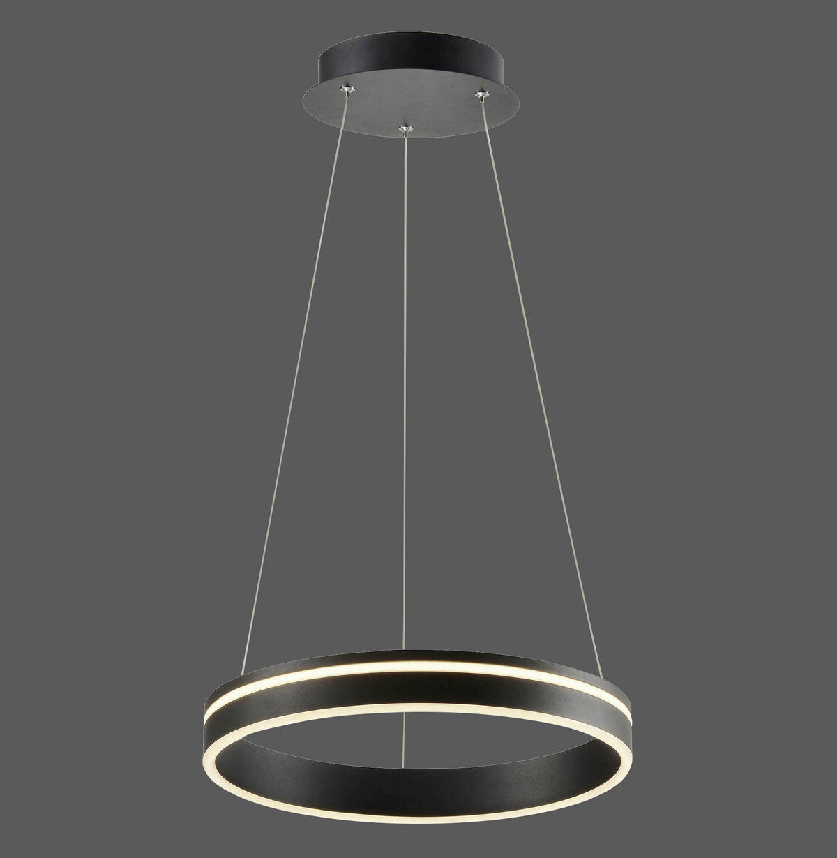 LED-HÄNGELEUCHTE 40/40/120 cm   - Anthrazit, Design, Metall (40/40/120cm) - Paul Neuhaus
