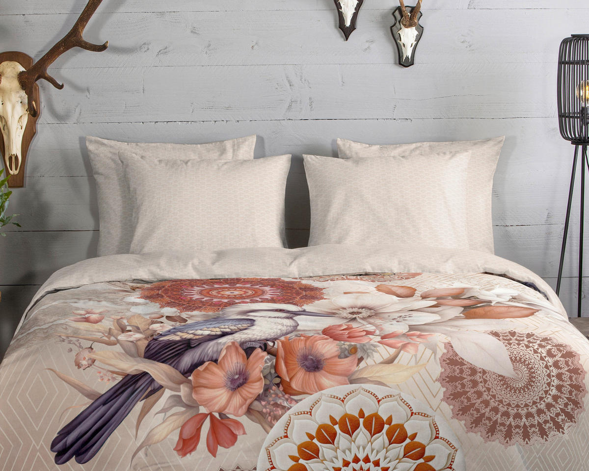 BETTWÄSCHE HIP Flanell, Biber 140/200 cm  - Sandfarben/Beige, Basics, Textil (140/200cm)