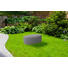LOUNGEHOCKER beschichtet Stahl - Schwarz/Grau, Design, Textil/Metall (106/37/64cm) - Ambia Garden