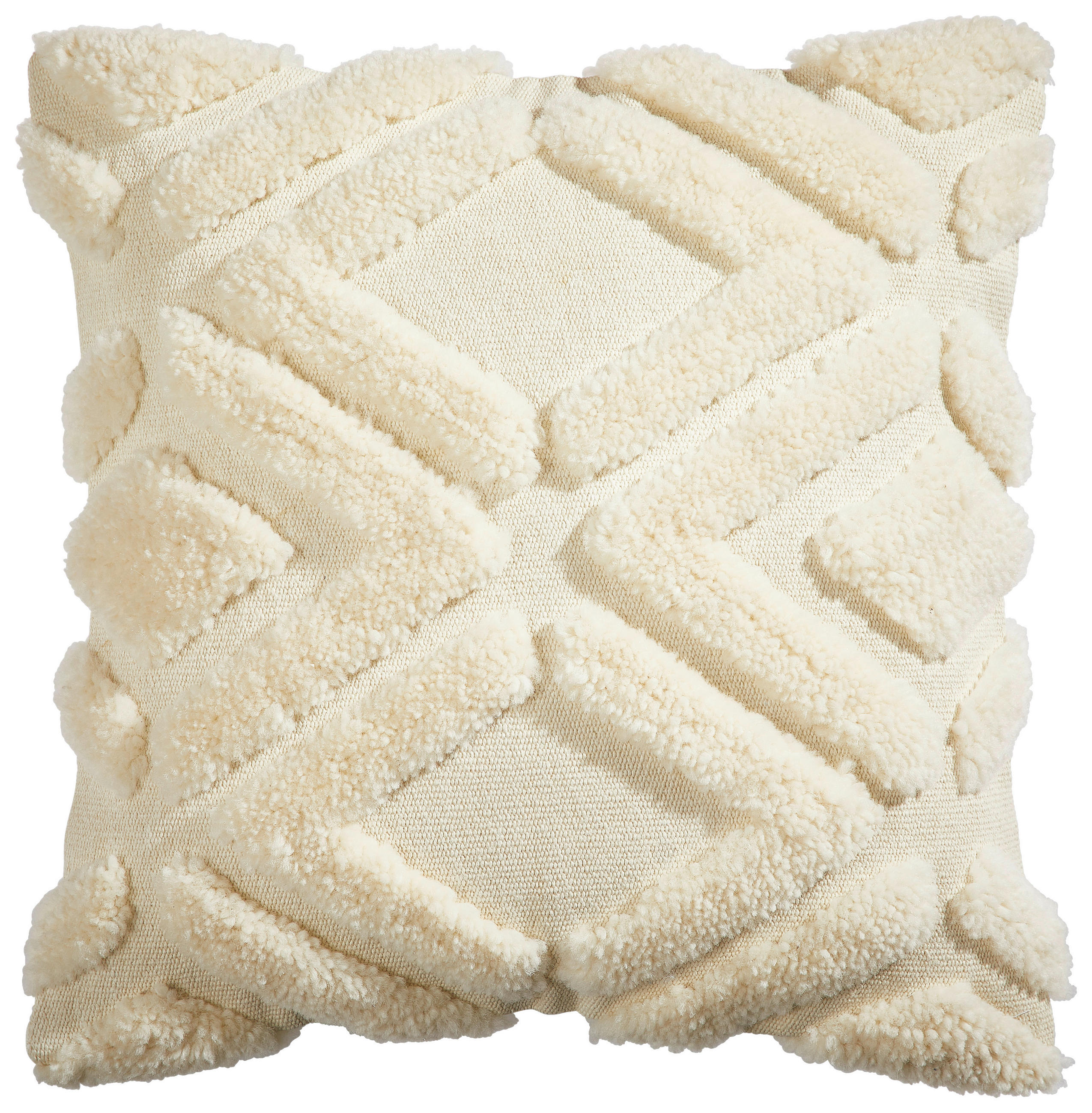 ZIERKISSEN 45/45 cm - Naturfarben, Design, Textil (45/45cm) - Esposa