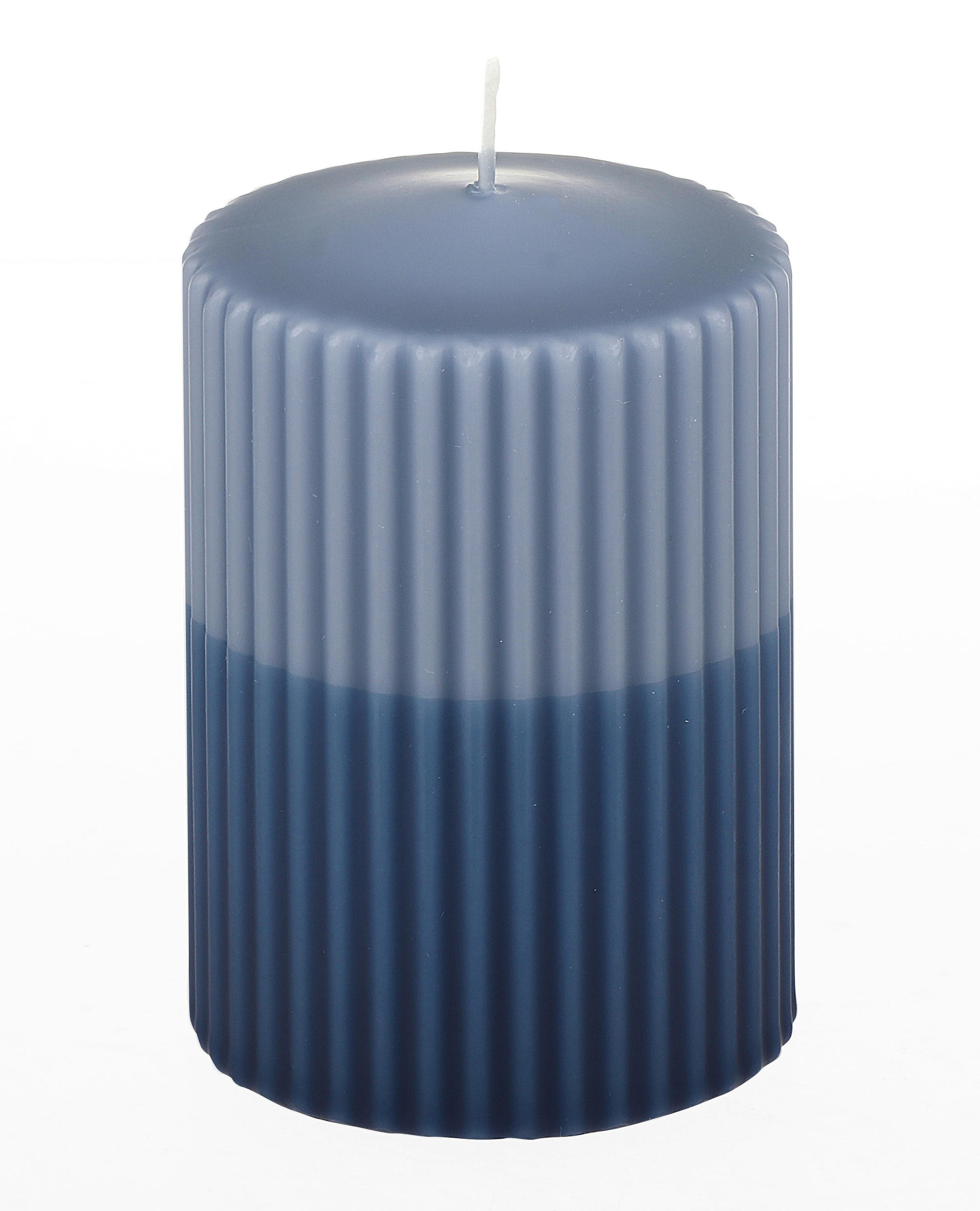 KERZE - Pastellblau, Basics, Paraffin (6,7/10,0cm) - Steinhart
