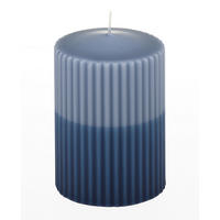 KERZE - Pastellblau, Basics, Paraffin (6,7/10,0cm) - Steinhart