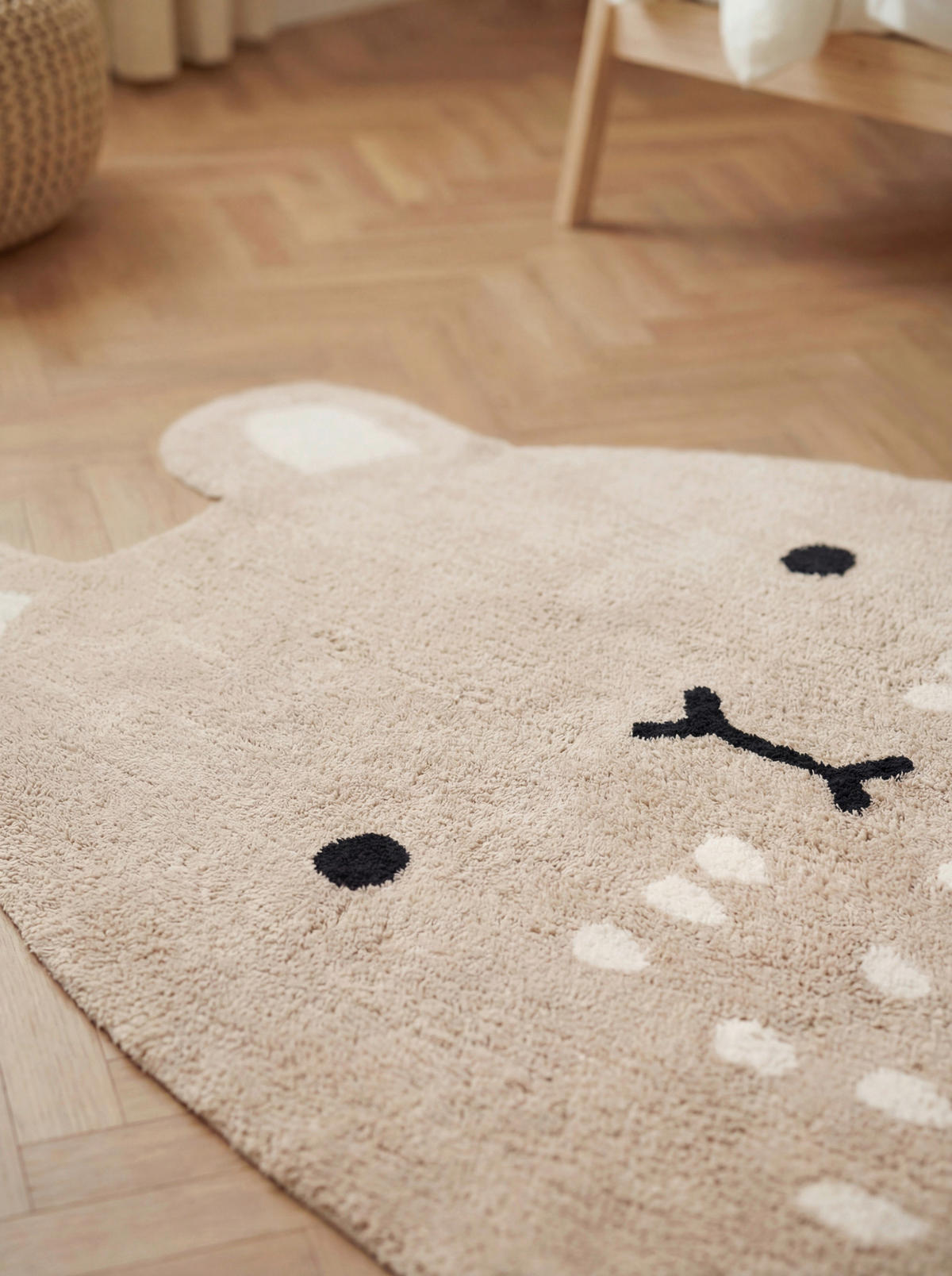 KINDERTEPPICH 120/152 cm Snuggle Nienchen Hase  - Beige, Basics, Kunststoff/Textil (120/152cm) - Hanse Home